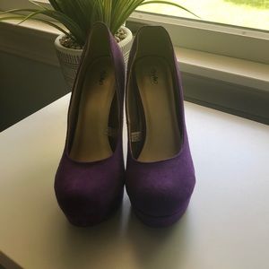 Purple Mossimo heels